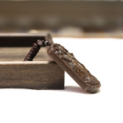 Agarwood Eight-armed Guanyin Pendant