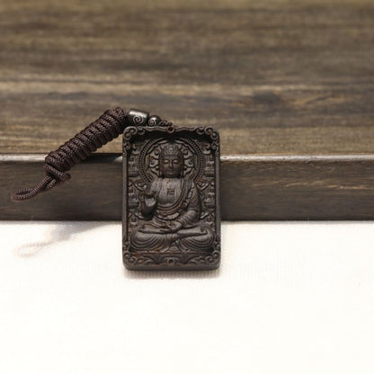 Brunei Agarwood 46 Brand Buddha Pendant Necklace