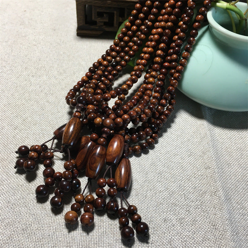 Hainan Huanghuali Buddhist beads rosary necklace